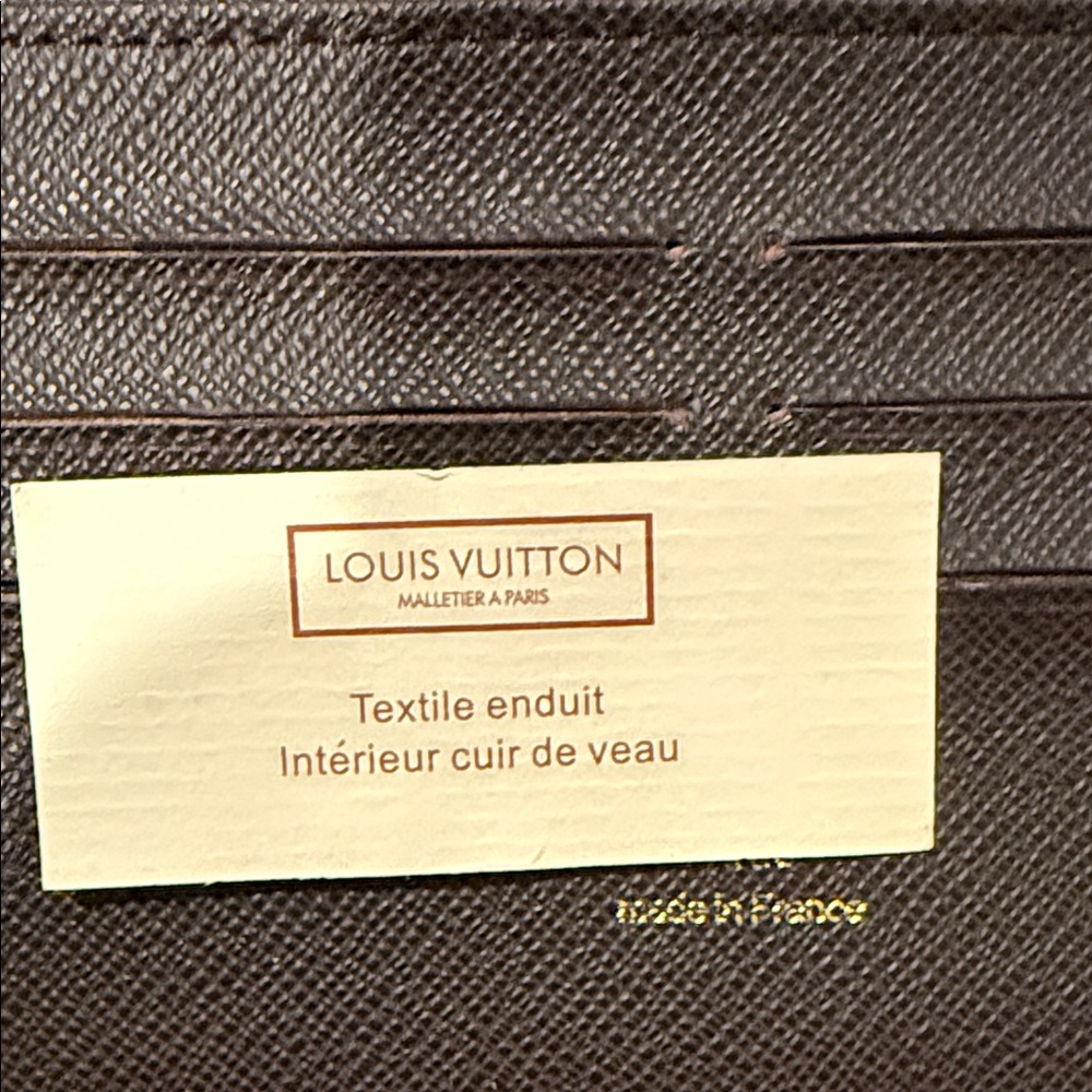Louis Vuitton Brown Leather Wallet - Picture 2 of 7